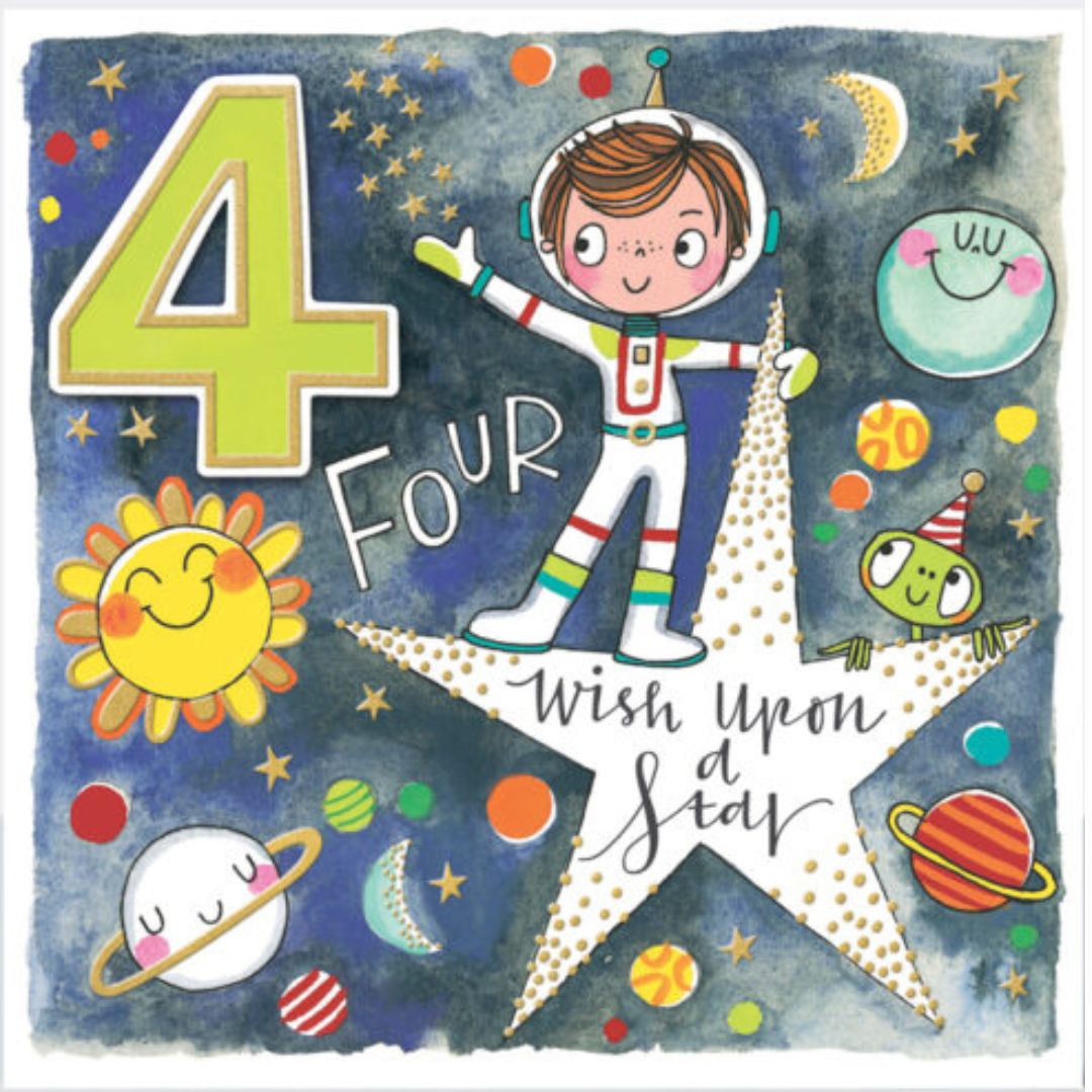 4 Wish Upon A Star' Greeting Card