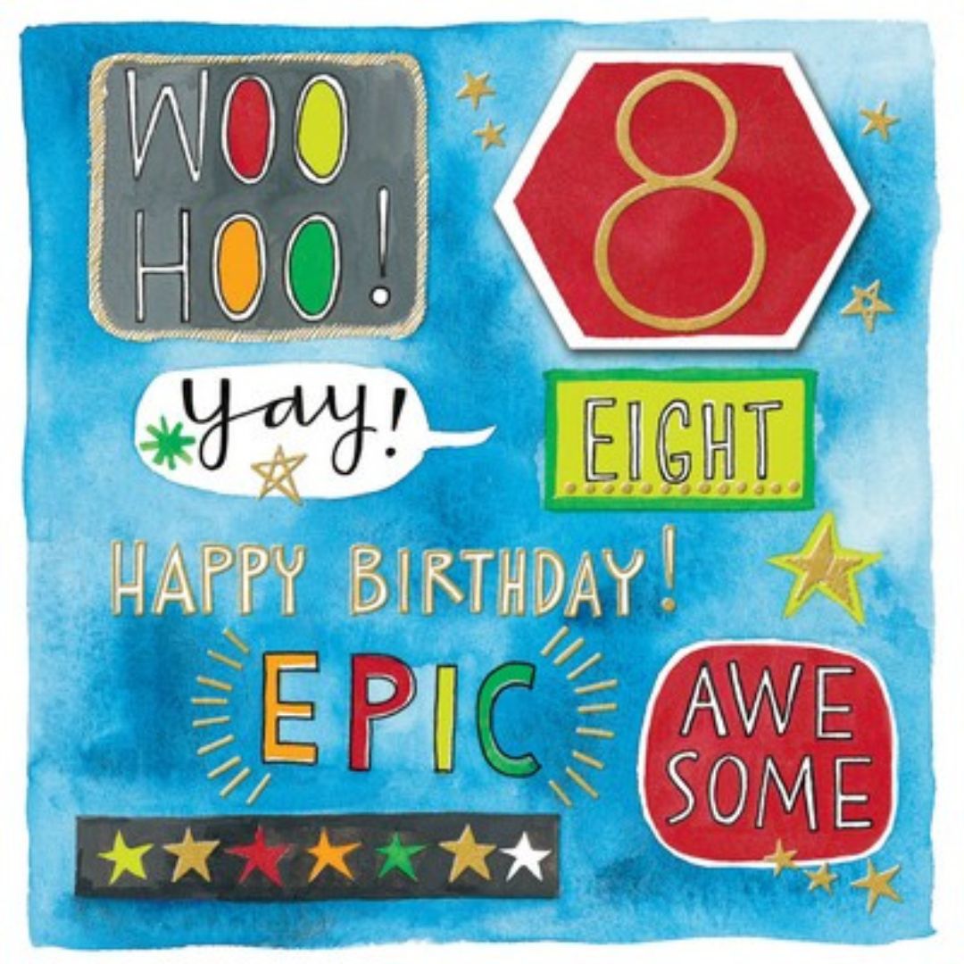 Whoo Hoo 8' Greeting Card