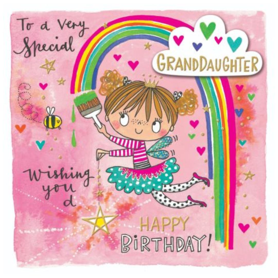 To A Very Special Granddaughter' Birthday Greeting Card