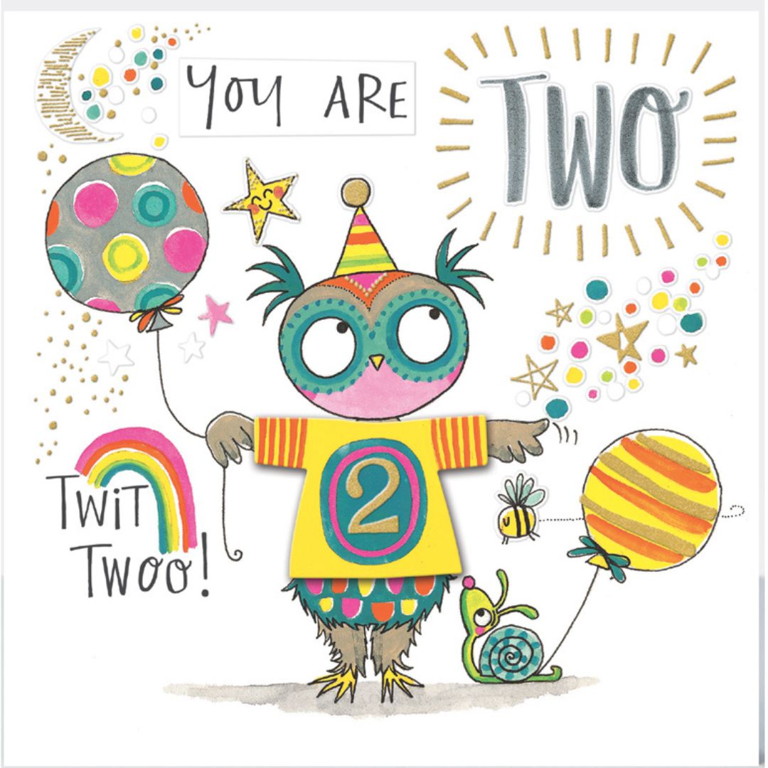 You Are Two' Greeting Card