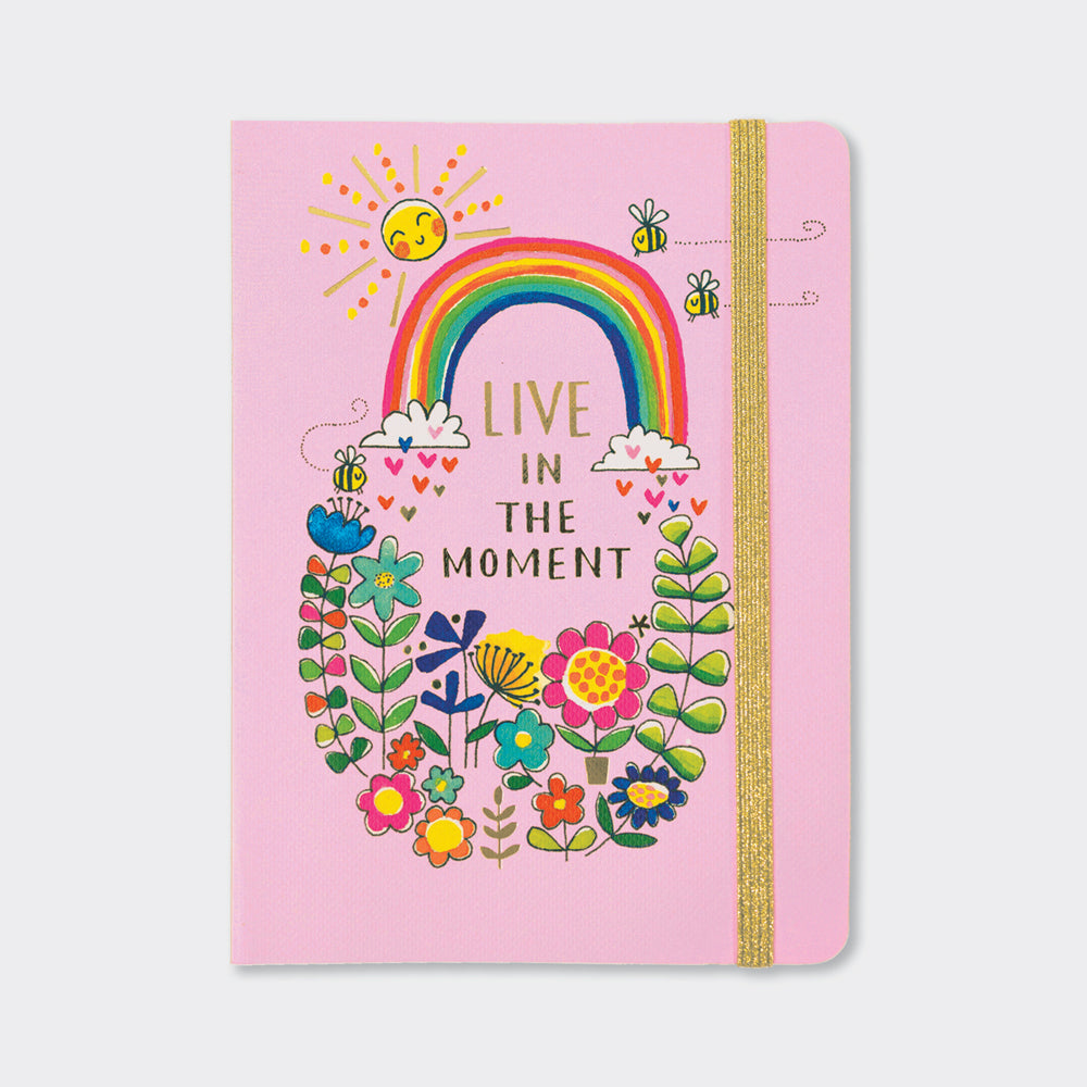 A6 Rachel Ellen Notebook - Live In The Moment Little Notes