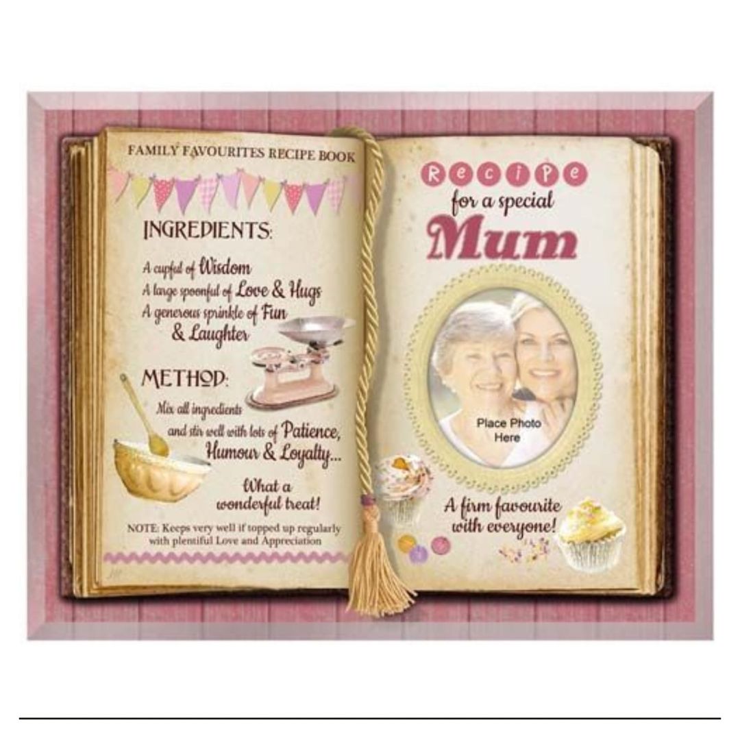 Mum Recipe Photo Frame