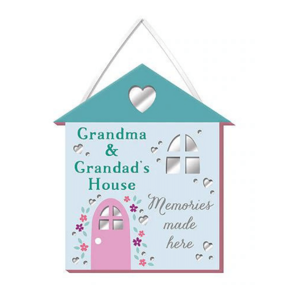 More Than Words Mirror Plaque 13.5 x 11cm - Grandma & Grandad's House