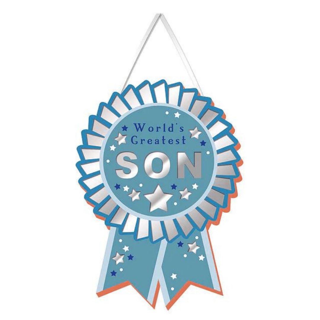 More Than Words Mirror Plaque 13 x 9cm - World's Greatest Son