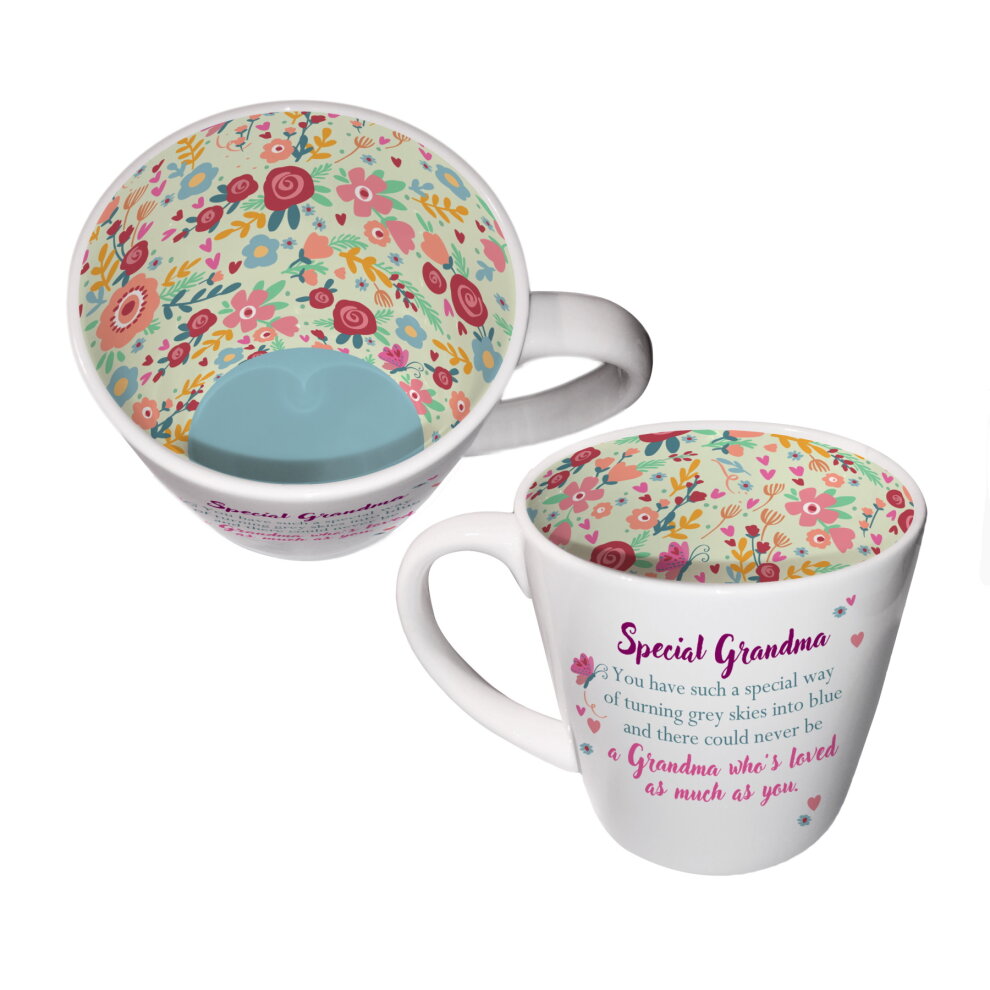 Inside Out Ceramic Mug with Gift Box ? Special grandma