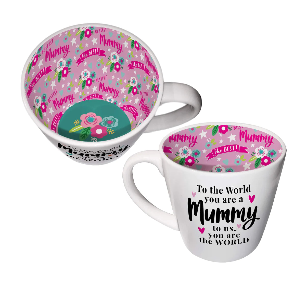 Inside Out Ceramic Mug - To The World You Are A Mummy