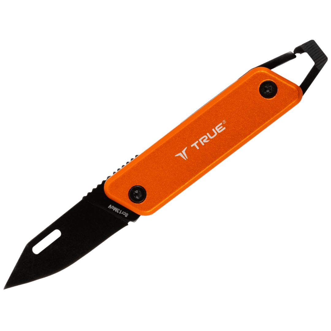 True Utility - Modern Keychain Knife, Orange
