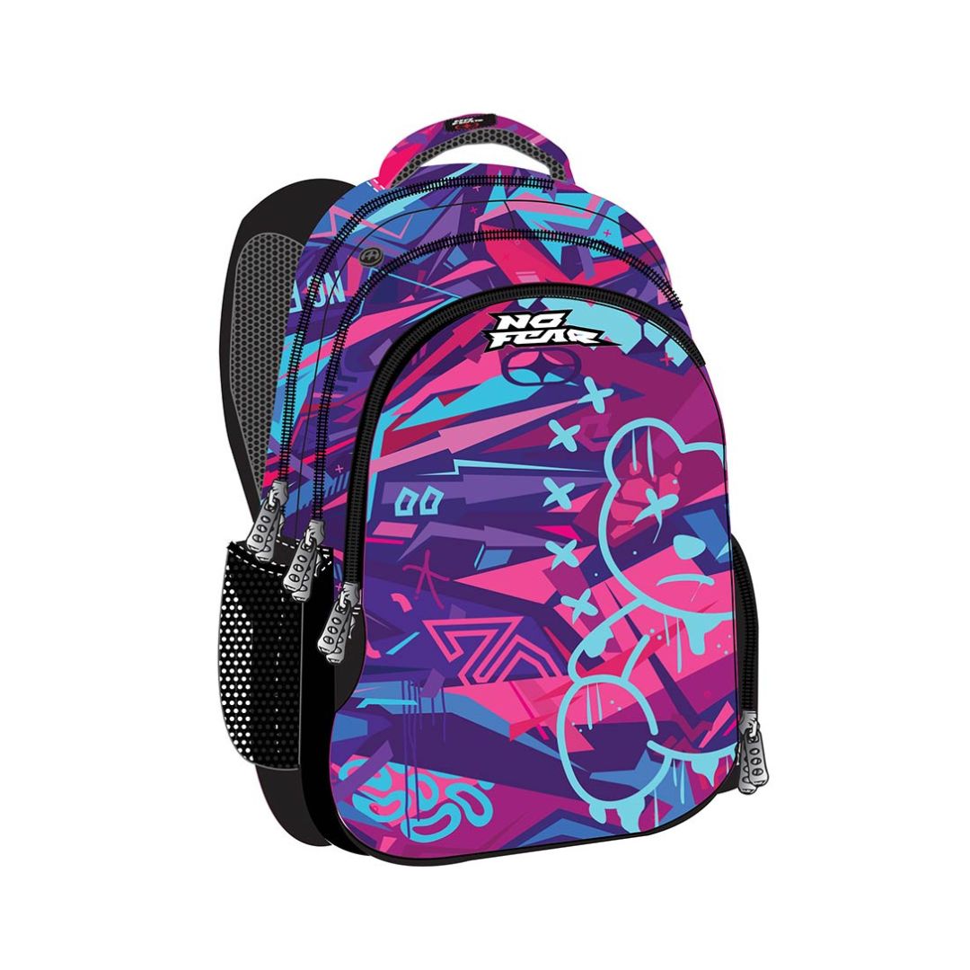 No Fear Elementary School Backpack Pink