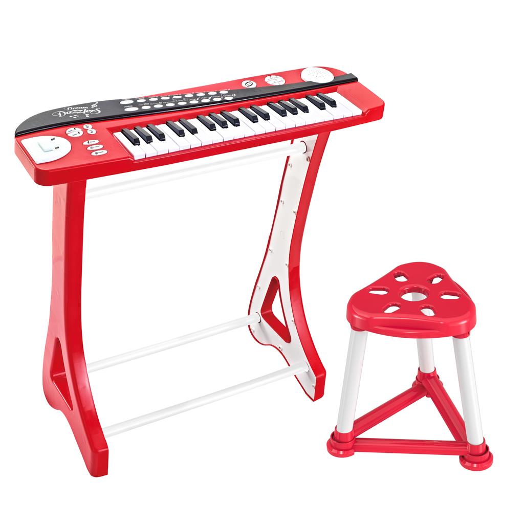 Electronic Keyboard with stool