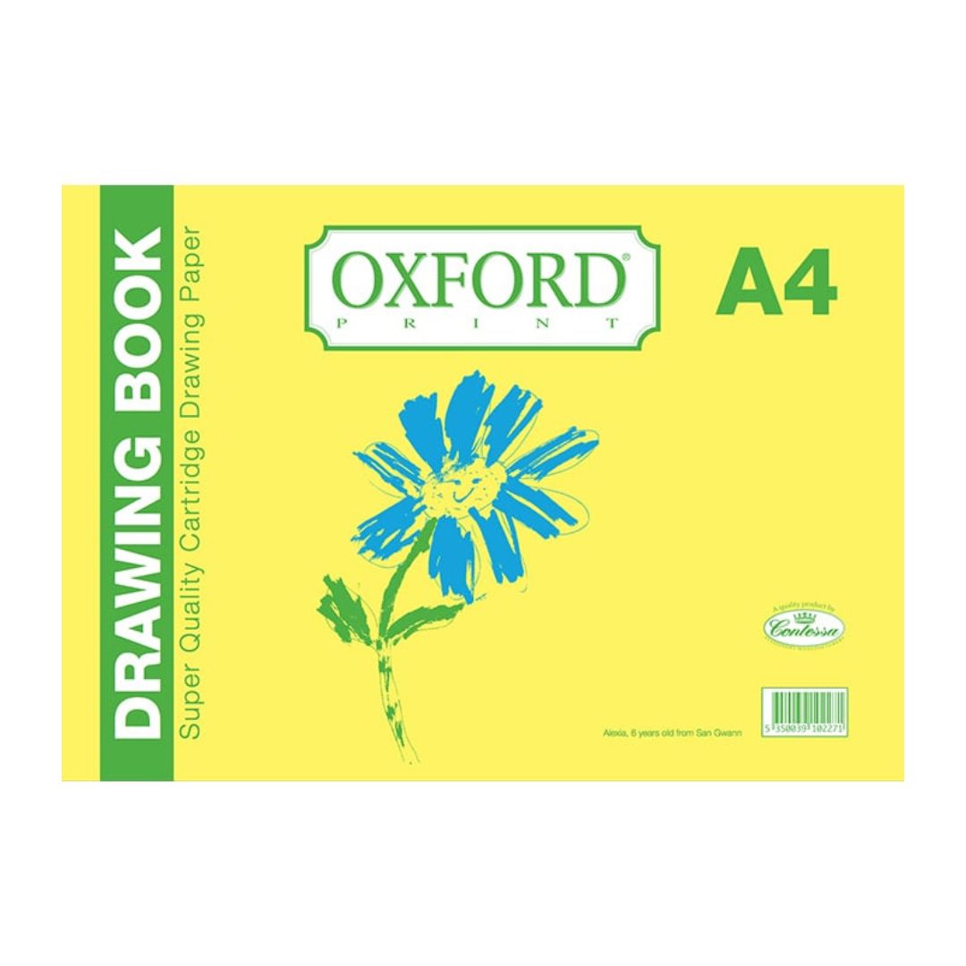 Oxford A4 Drawing Book Plain