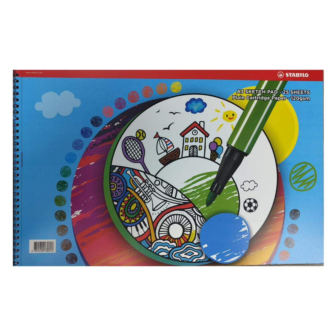 Stabilo A3 Sketch Pad 120g