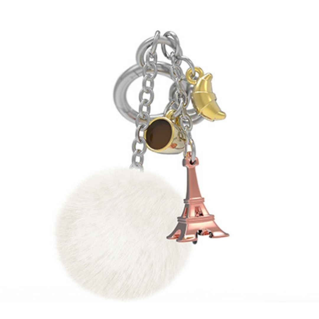 Metalmorphose Paris Fashion Charms Keychain Rose Gold