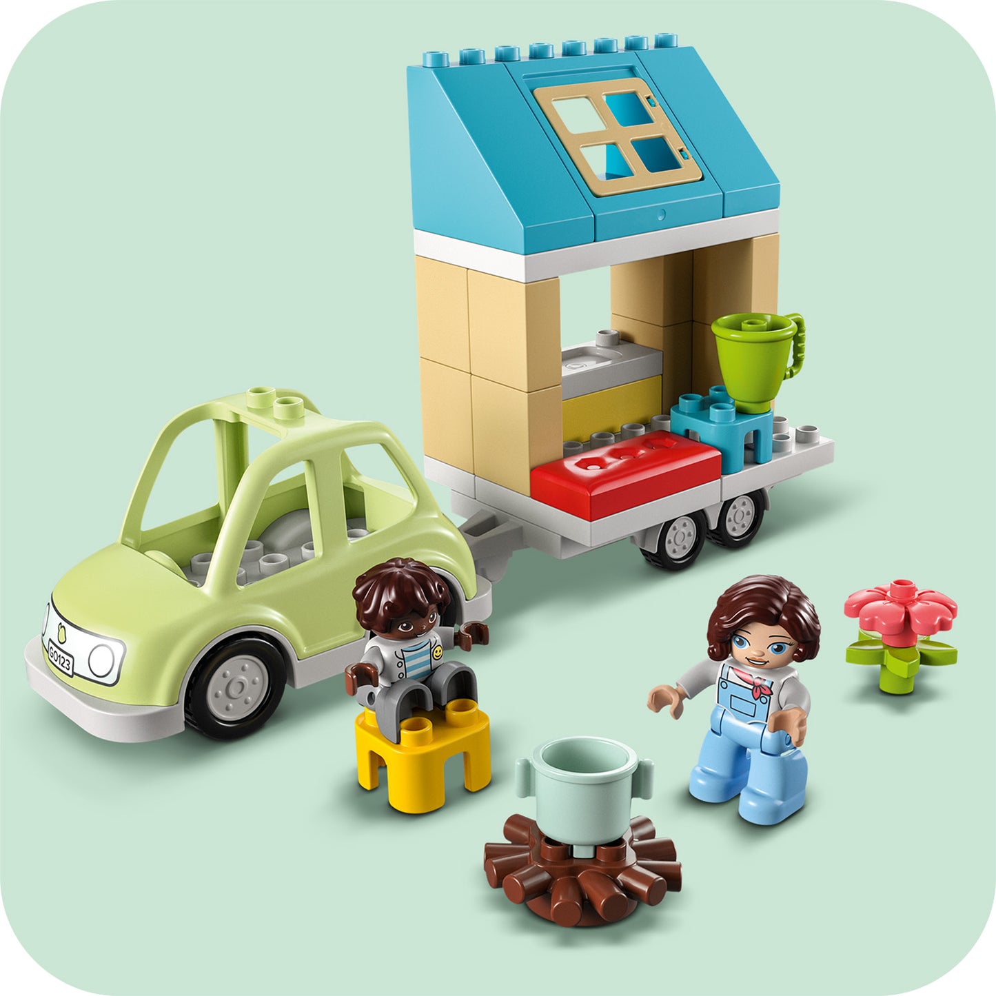 Lego Duplo 10986 Family House on Wheels