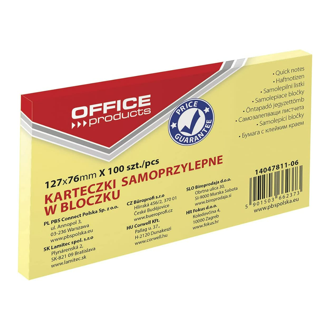 Office Sticky Notes 127x76mm