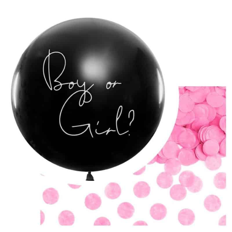 Giant 1M Baby Reveal Balloon - Pink