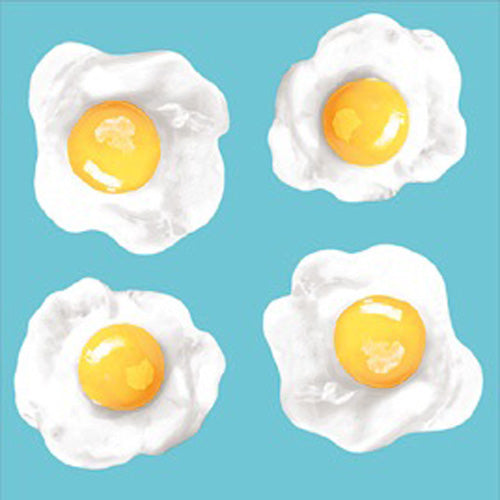 Napkins x20pcs (33 x 33 cm) - Fried Eggs