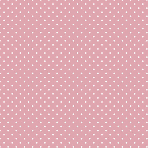 Napkins x20pcs (33 x 33 cm) - White Dots on Pink