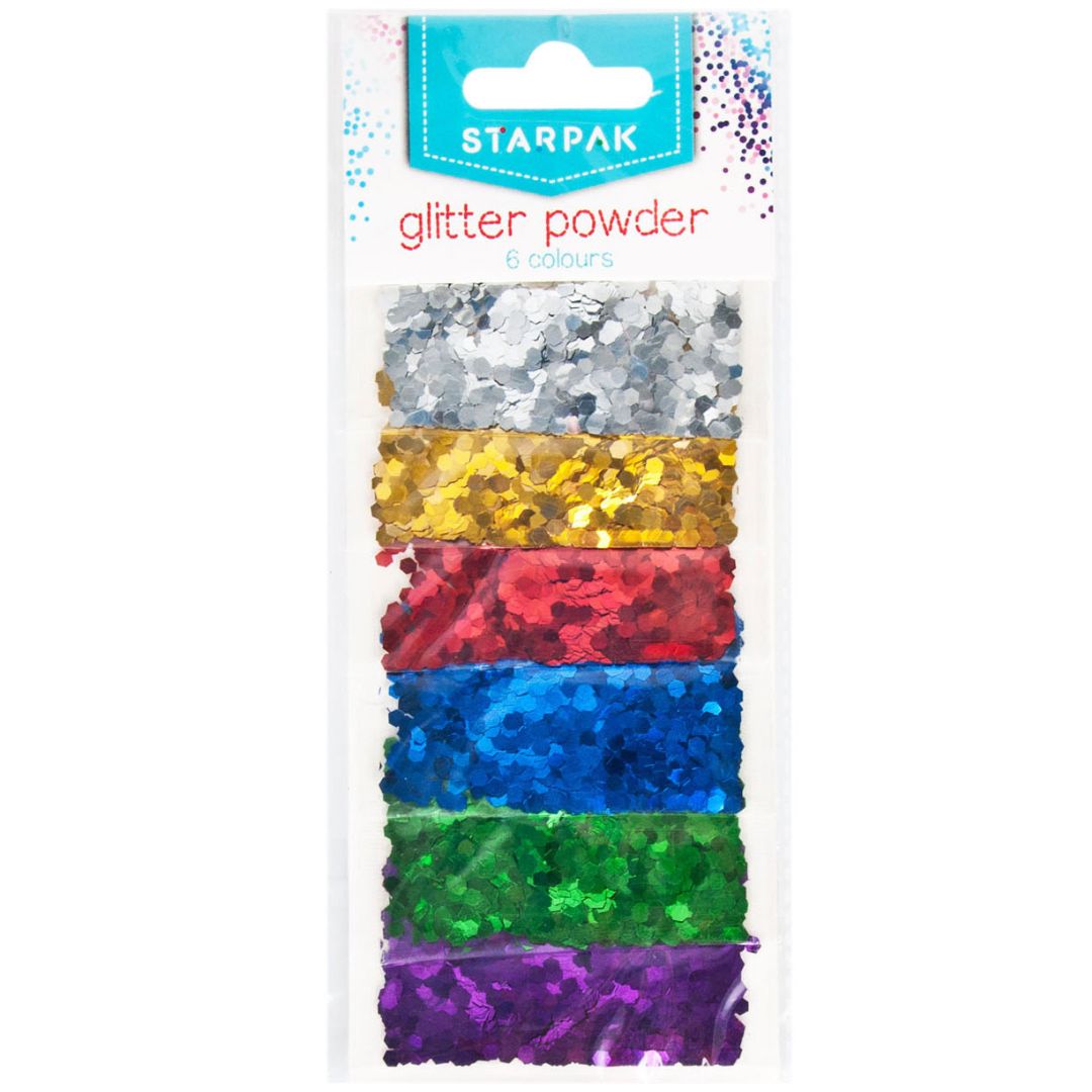 Starpak Glitter Powder 7 Colours