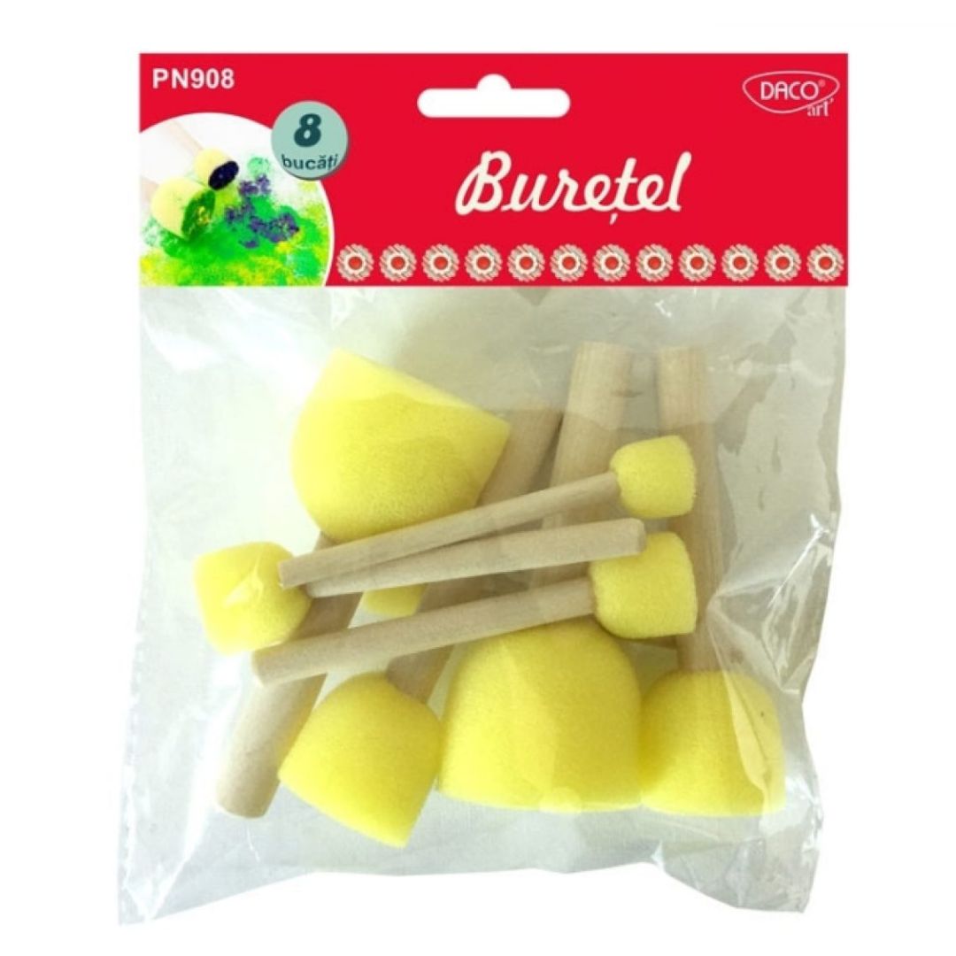 Daco Sponge Brushes Set of 8 Sponge