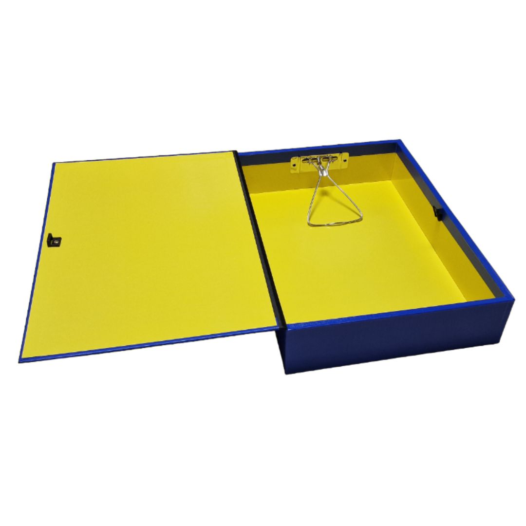 Eskriva Box File 37 x26.5 x7.5cm - Blue