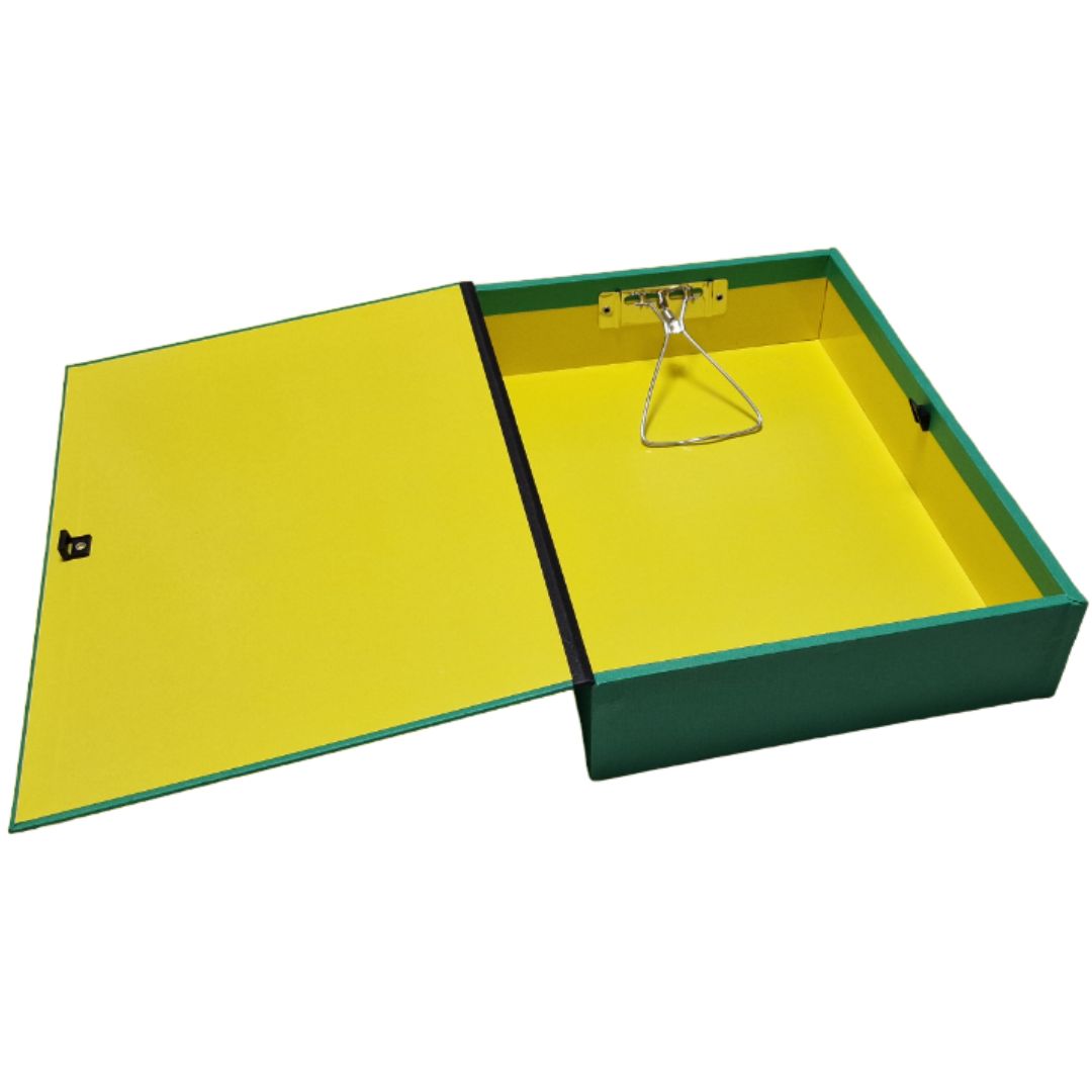 Eskriva Box File 37 x26.5 x7.5cm - Green