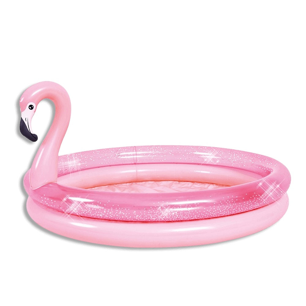 Sunclub Glitter Flamingo Pool - 99 x 50 cm