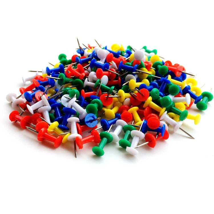 Coloured Push Pins x50pcs