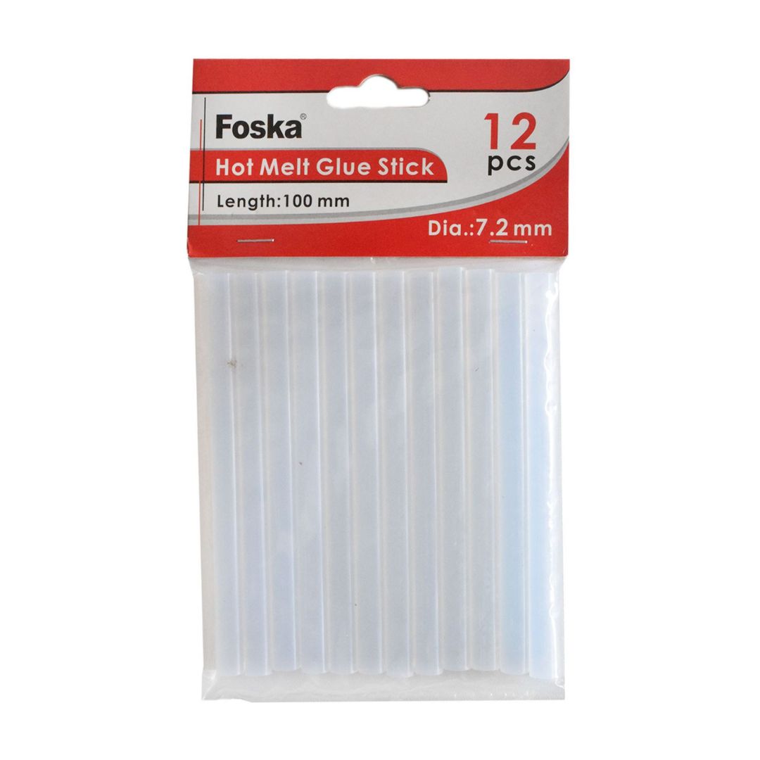 Foska Glue Gun Sticks - 12pcs 7.2mm, Length 100mm