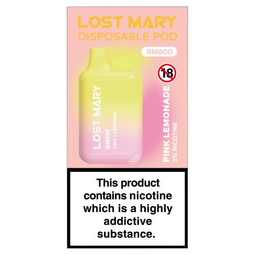 Pink Lemonade - Lost Mary (600 puffs) 20mg 2ml