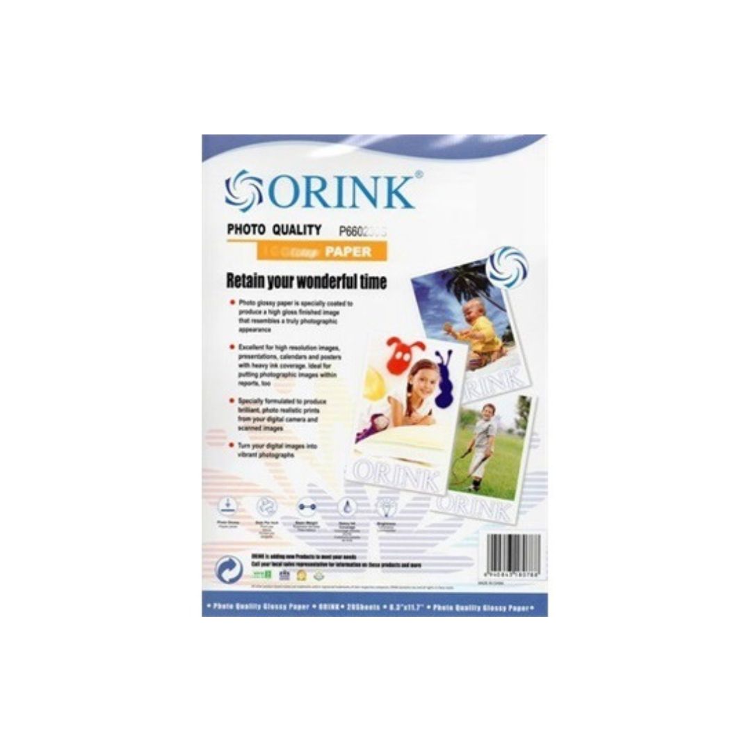 A4 Ornik Photo Glossy Paper 180 gsm x20 Sheets