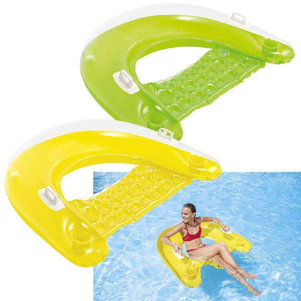 Intex Assorted Sit'n Float x1pc - 152 x 99 cm