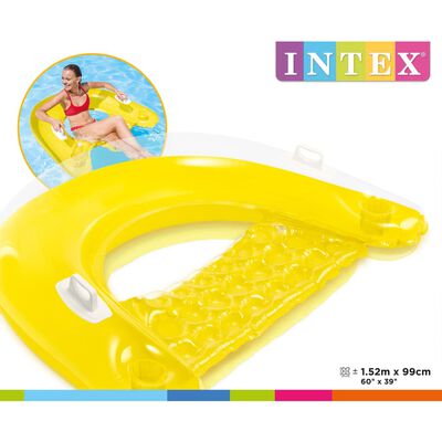 Intex Assorted Sit'n Float x1pc - 152 x 99 cm