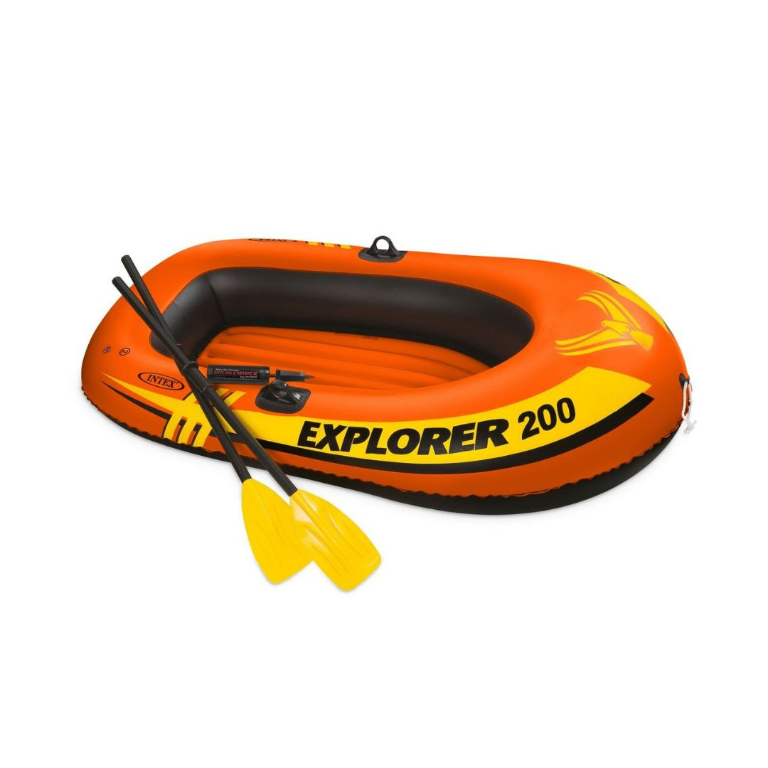 Intex Explorer 200 Inflatable Boat Set - 2 Person (Boat Only)