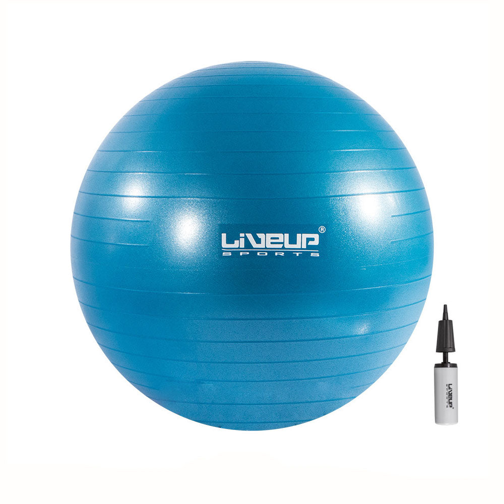 Live Up Anti-Burst Gym Ball + Pump - Various Sizes - 55cm