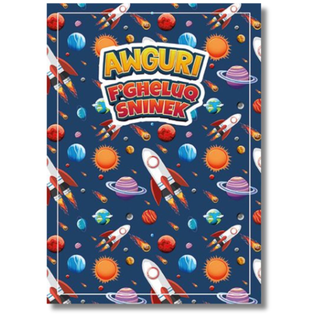 Awguri F'Gheluq Sninek' Greeting Card