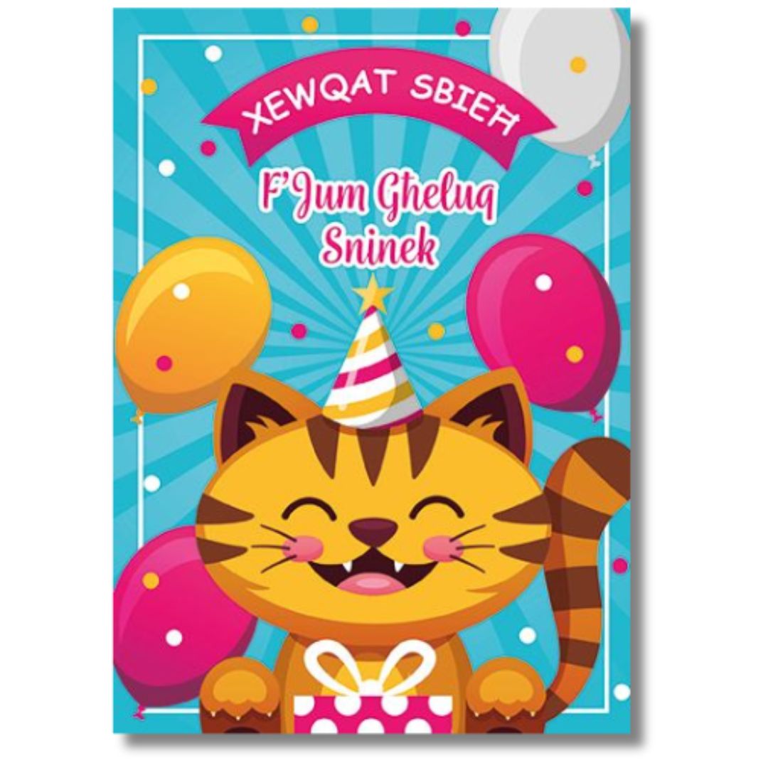 Xewqat Sbieh F'Jum Gheluq Sninek' Greeting Card