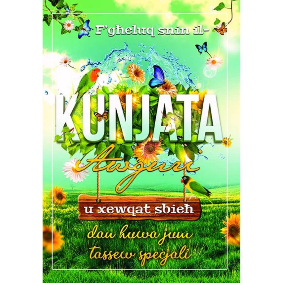 F'Gheluq Snin Il Kunjata' Greeting Card