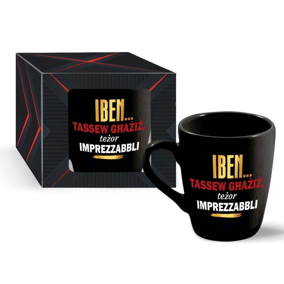 Barrel Mug Iben Tassew Ghaziz Tezor Imprezzabbli