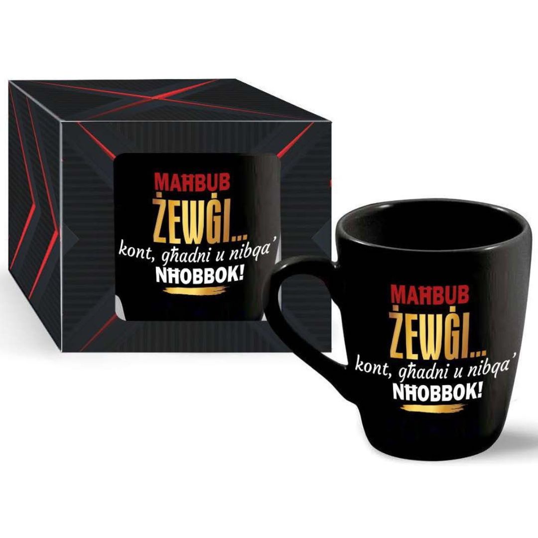 Barrel Mug Mahbub Zewgi… Kont, Ghadni U Nibqa Nhobbok!