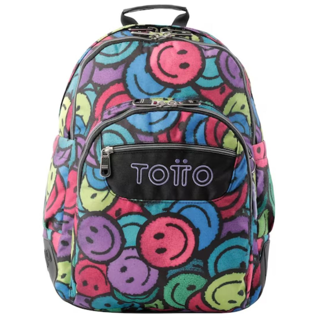 Totto Reinforced Backpack Rayol - Emojis