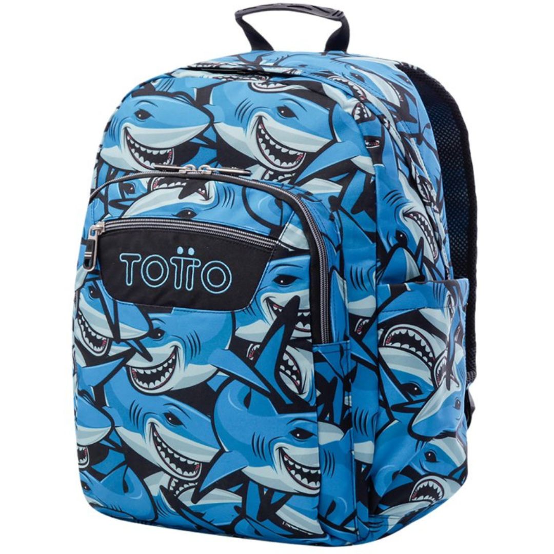 Totto Reinforced Backpack Rayol - Sharks