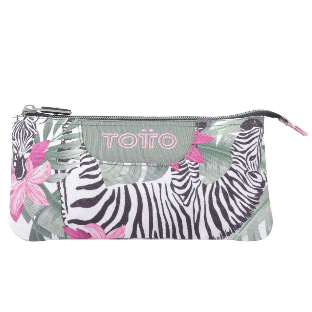 Totto Pencil Case - Zebras Tropical