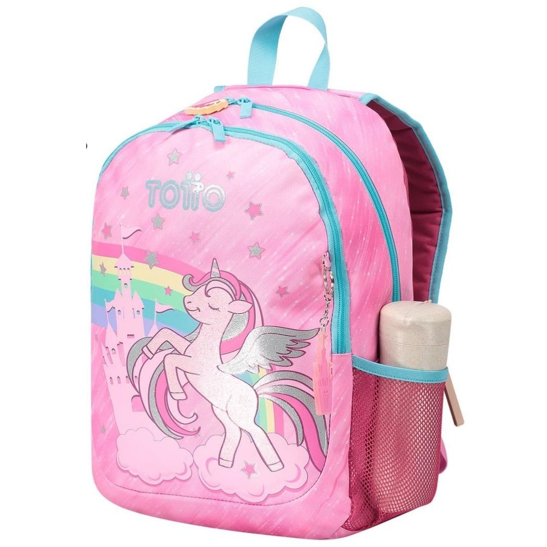 Totto Fantasy Medium School Backpack - Pink