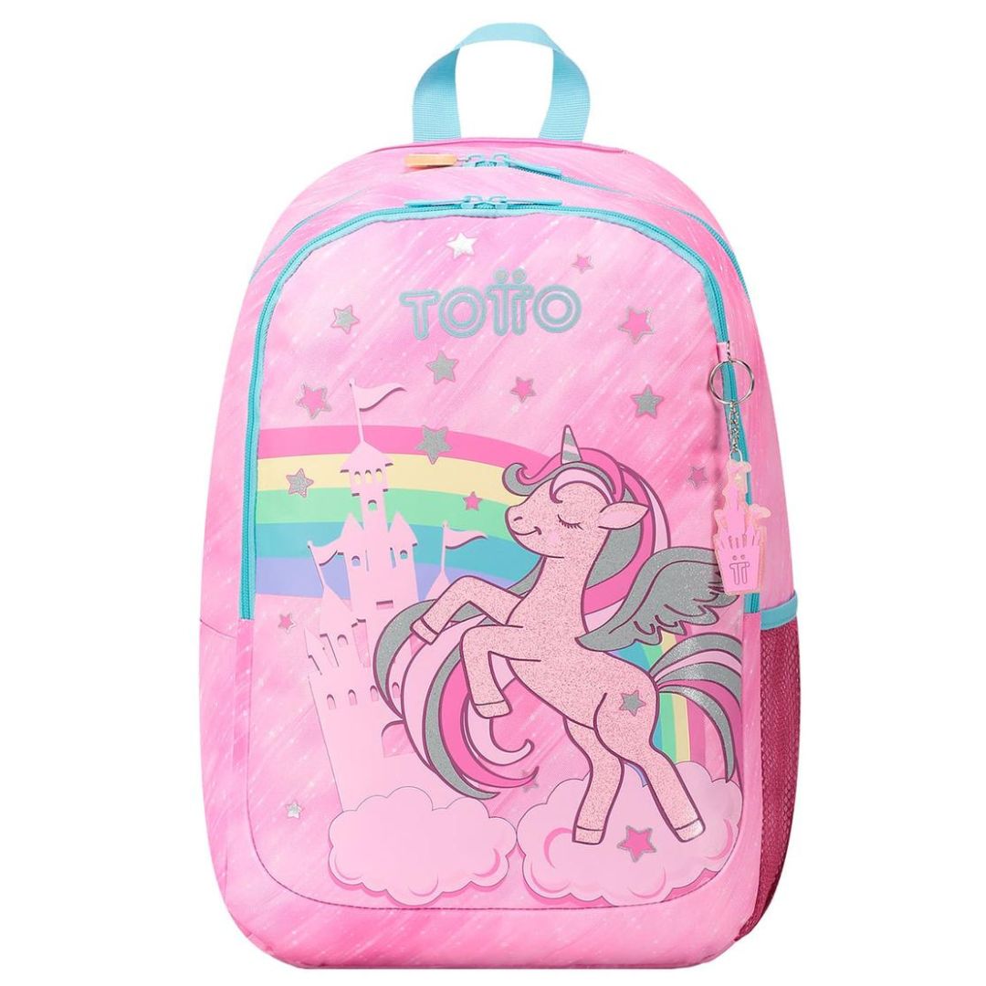 Totto Fantasy Large School Backpack - Pink