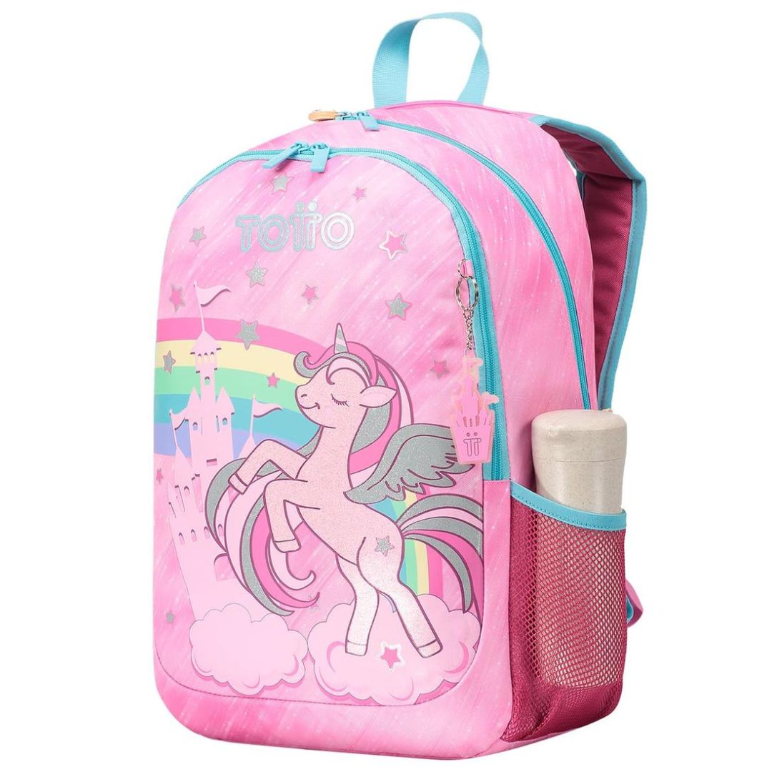 Totto Fantasy Large School Backpack - Pink