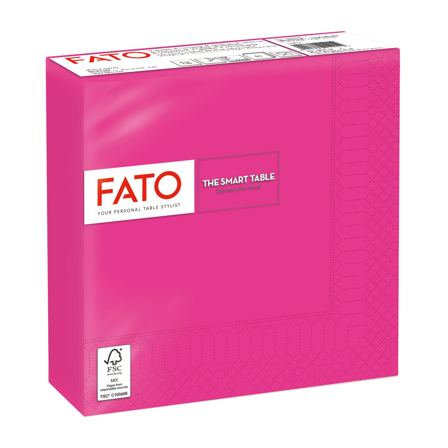 Fato Napkins 33x33cm - Pink x50