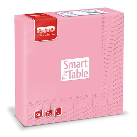 Fato Napkins 40x40cm - Light Pink x50