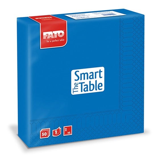 Fato Napkins A Pack Of 50pcs - 40 x 40cm - Gentian Blue