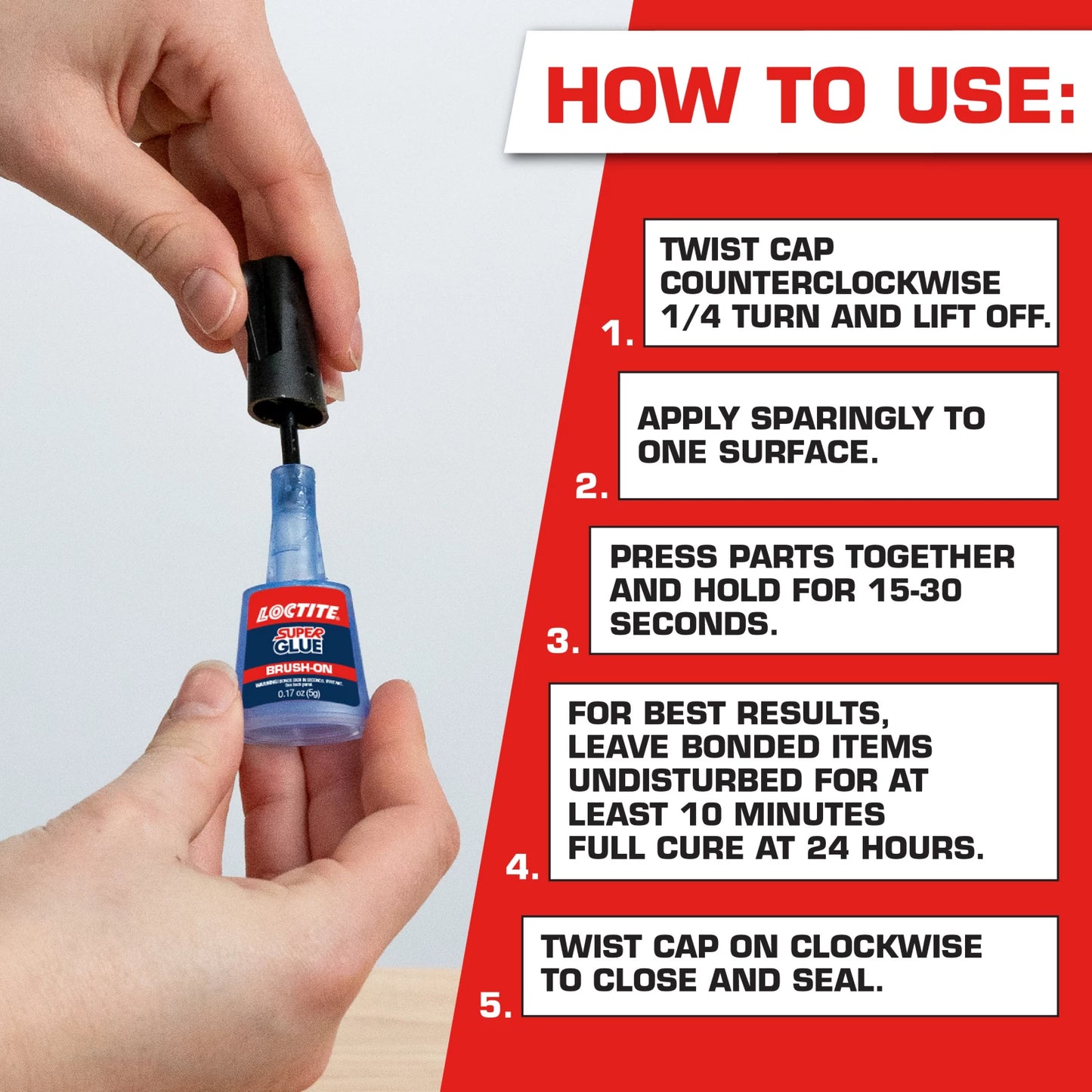 Loctite Super Liquid Glue with Brush -5g