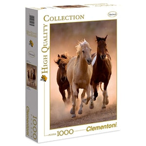 Clementoni Puzzle 'Running Horses' - 1000 pieces